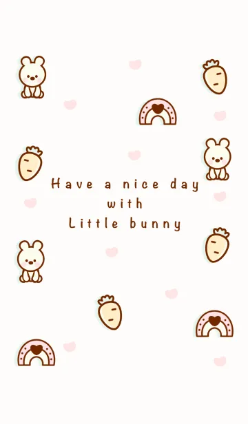 [LINE着せ替え] Little bunny themeの画像1