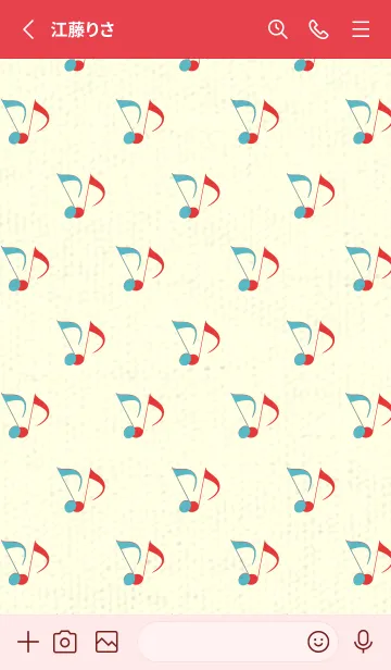 [LINE着せ替え] Clef dot 新橋色の画像2