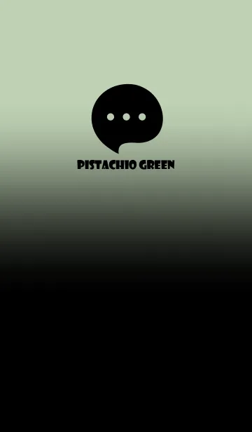 [LINE着せ替え] Black & Pistachio Green Theme V4 (JP)の画像1