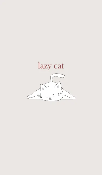 [LINE着せ替え] lazy cat..54の画像1