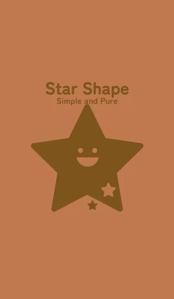 [LINE着せ替え] 星型の着せかえ 駱駝色の画像1