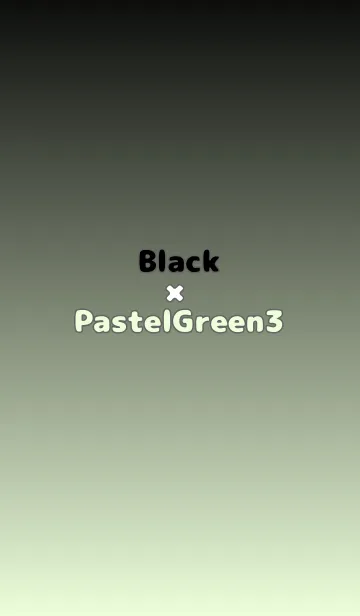 [LINE着せ替え] ブラック★パステルグリーン3.TKCの画像1