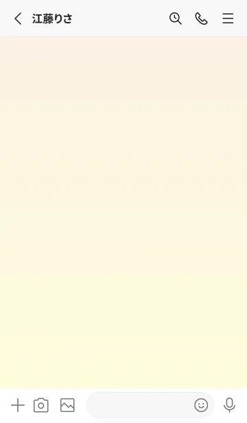 [LINE着せ替え] リネン★パステルイエロー.TKCの画像2