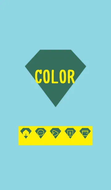 [LINE着せ替え] green color Z56の画像1