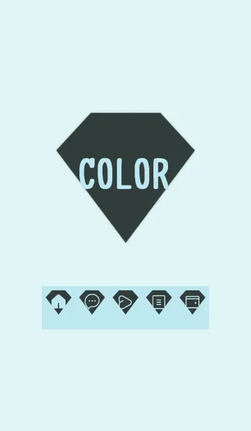 [LINE着せ替え] green color Z59の画像1