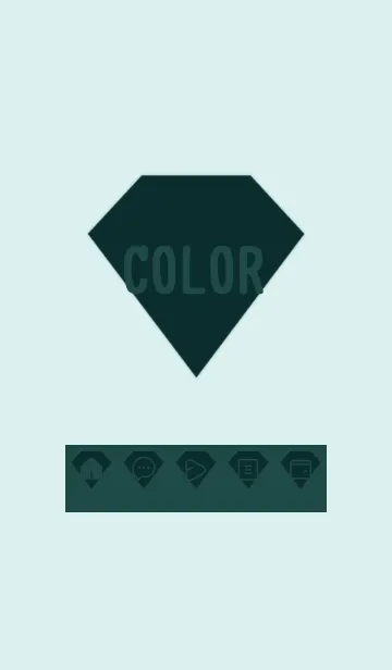 [LINE着せ替え] green color Z60の画像1