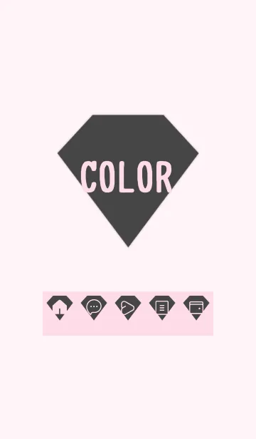 [LINE着せ替え] pink color Z26の画像1