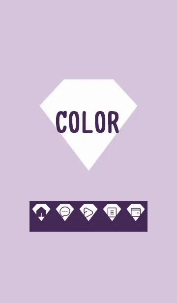 [LINE着せ替え] purple color Z30の画像1