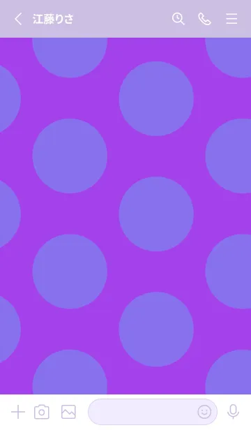 [LINE着せ替え] シンプル ドット _3の画像2