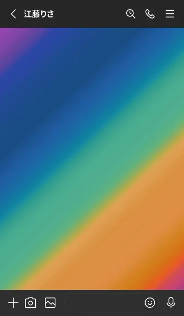 [LINE着せ替え] シンプル スター グラデーション 38の画像2