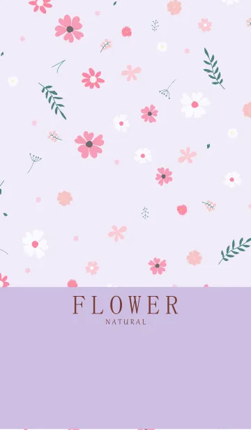 [LINE着せ替え] FLOWER PURPLE -NATURAL- 13の画像1