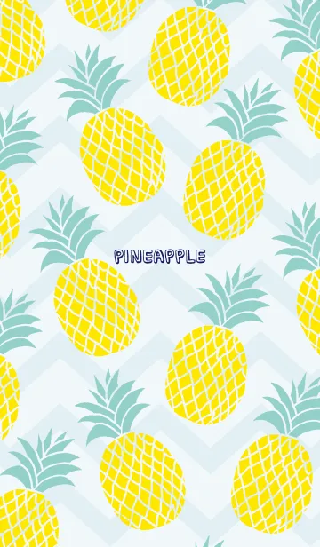 [LINE着せ替え] パイナップル ランダム20の画像1