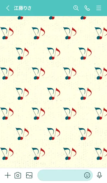 [LINE着せ替え] Clef dot ブルーカナールの画像2