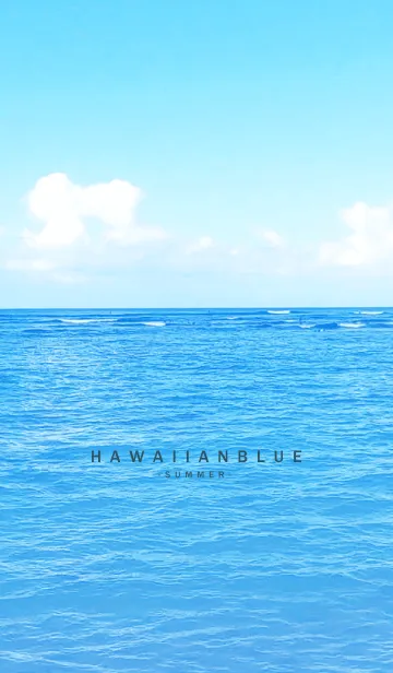 [LINE着せ替え] HAWAIIAN BLUE-SUMMER.MEKYM 26の画像1