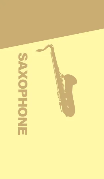 [LINE着せ替え] Saxophone CLR -クリームの画像1