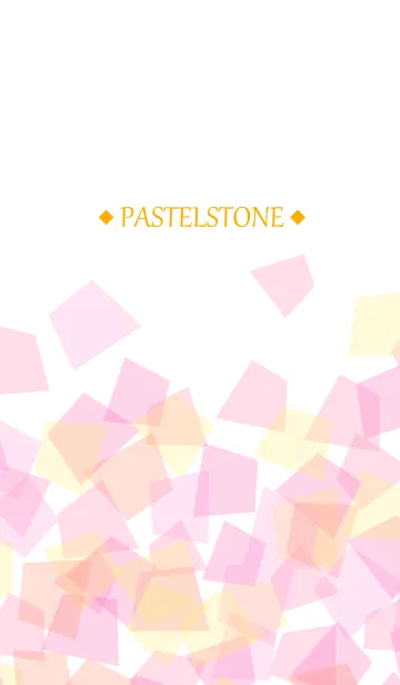 [LINE着せ替え] Pastel Stone-PINK 53の画像1