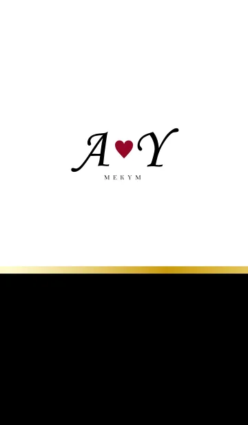 [LINE着せ替え] LOVE INITIAL-A&Y イニシャル 3の画像1