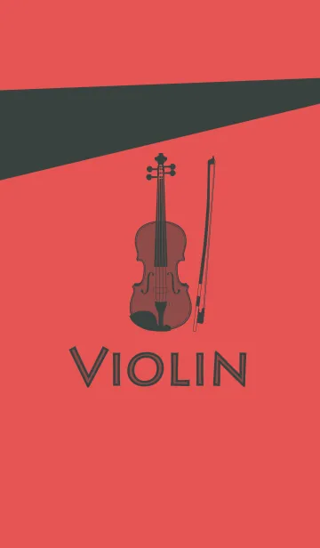[LINE着せ替え] Violin CLR オレンジバーミリオンの画像1
