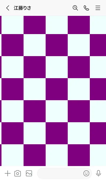 [LINE着せ替え] パープル■アズール.TKCの画像2