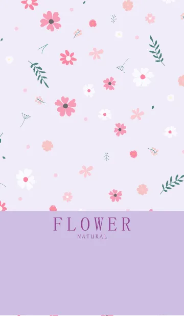 [LINE着せ替え] FLOWER PURPLE -NATURAL- 14の画像1