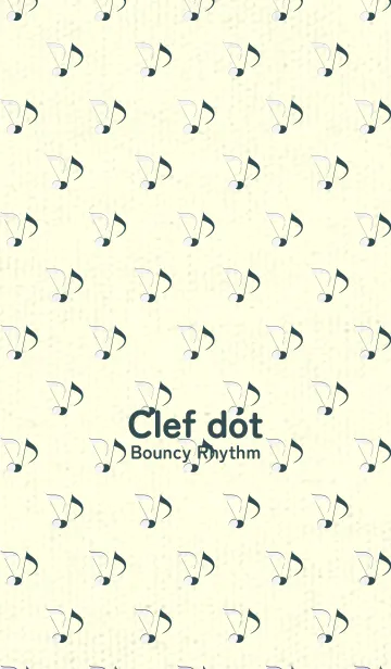 [LINE着せ替え] Clef dot パールホワイトの画像1