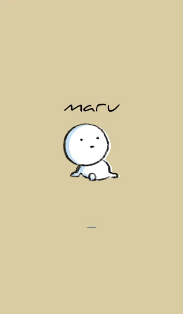 [LINE着せ替え] ネイビー : まる 6の画像1