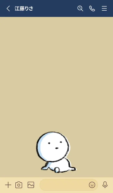 [LINE着せ替え] ネイビー : まる 6の画像2