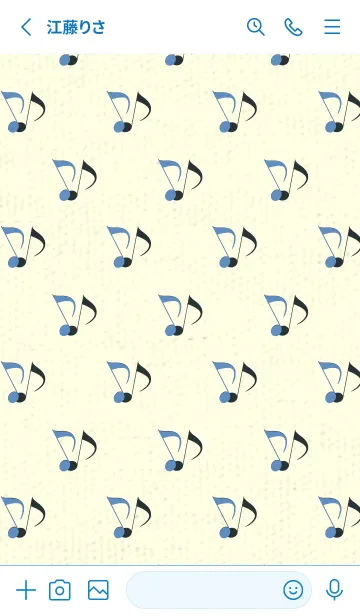 [LINE着せ替え] Clef dot ペールパステルブルーの画像2