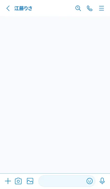 [LINE着せ替え] minimam heart_blueの画像2