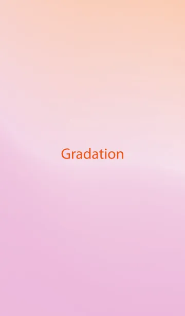 [LINE着せ替え] gradation ORANGE&PINK 115の画像1
