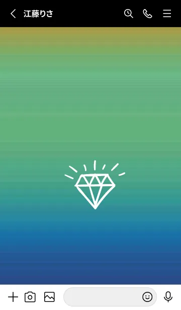 [LINE着せ替え] グラデーション ダイアモンド  269の画像2