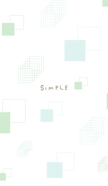 [LINE着せ替え] くすみカラーな四角28の画像1