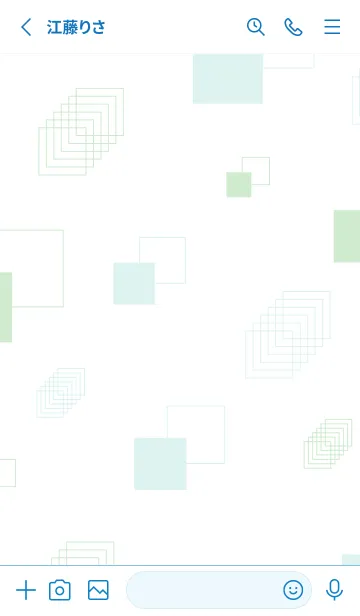 [LINE着せ替え] くすみカラーな四角28の画像2