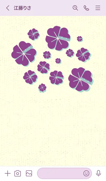 [LINE着せ替え] Piano clover マローの画像2