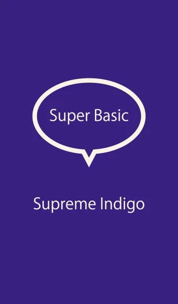 [LINE着せ替え] Super Basic Supreme Indigoの画像1