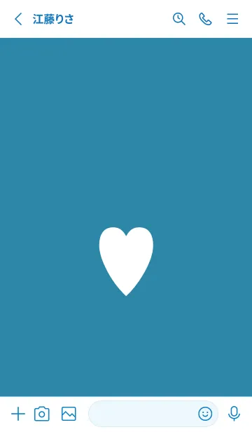 [LINE着せ替え] シンプル ハート 2の画像2
