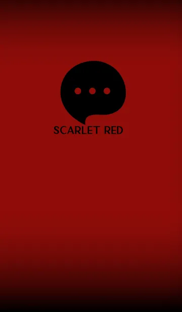 [LINE着せ替え] Black & Scarlet Red Theme V4 (JP)の画像1