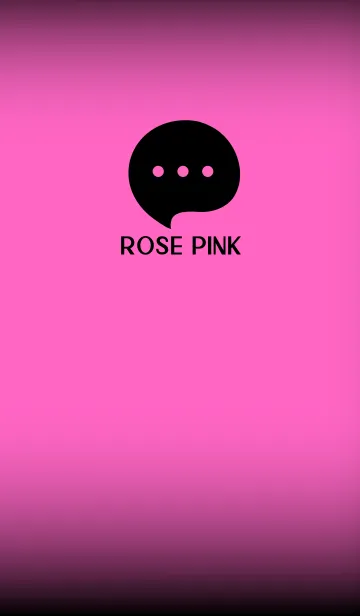 [LINE着せ替え] Black &  Rose Pink Theme V4 (JP)の画像1