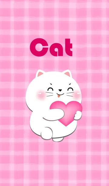 Simple White and Pink Theme (JP)の着せ替えメイン画像