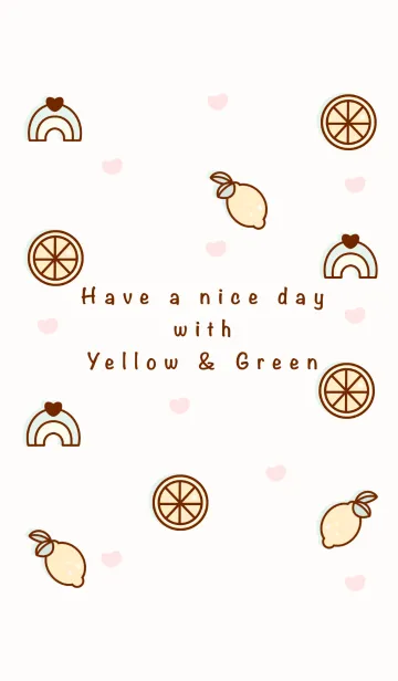 [LINE着せ替え] Yellow & Green themeの画像1