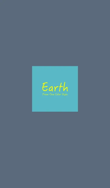 [LINE着せ替え] Earth / ターコイズグレーの画像1