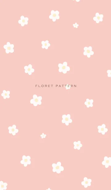 [LINE着せ替え] Floret Pattern - VSC 02-05 ピンクの画像1