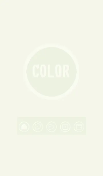 [LINE着せ替え] green color A63の画像1