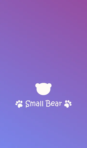 [LINE着せ替え] Small Bear *BLUEBERRY 2*の画像1