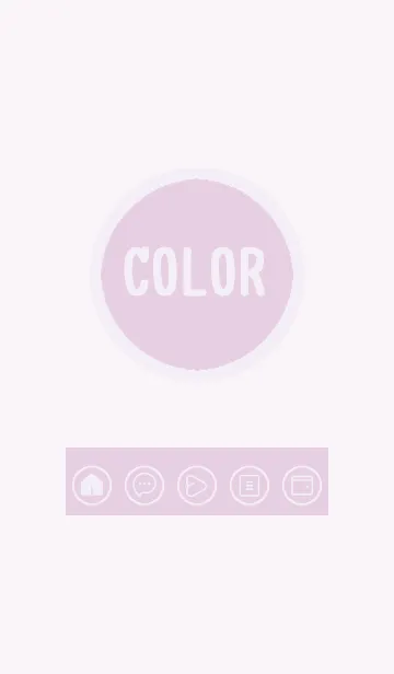 [LINE着せ替え] purple color A33の画像1