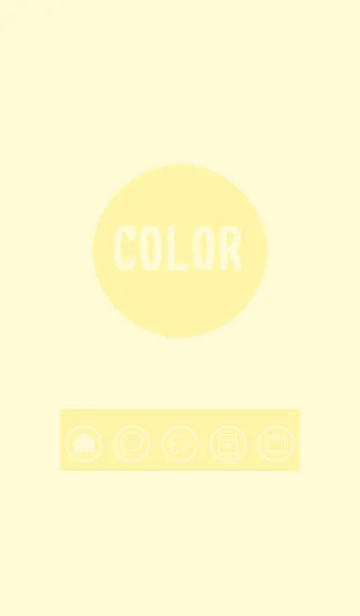 [LINE着せ替え] yellow color A35の画像1