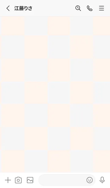 [LINE着せ替え] ホワイトスモーク■貝殻色.TKCの画像2