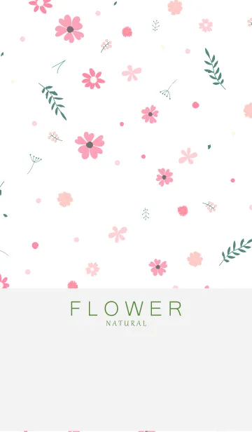 [LINE着せ替え] FLOWER WHITE -NATURAL- 14の画像1