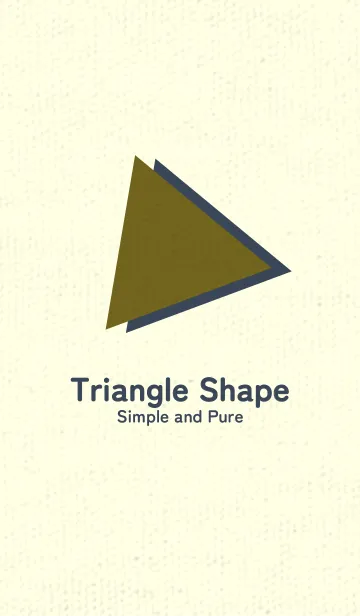 [LINE着せ替え] 三角型の着せかえ オリーブの画像1