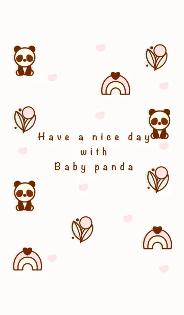 [LINE着せ替え] Baby panda themeの画像1